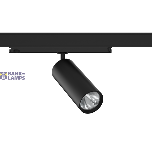 Azure 2 3-Circuit Track-mount Spot Light 32W 38° 3000K BLK DALI image 1
