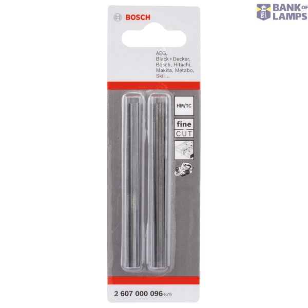 Planer knife 82 mm, straight, tungsten carbide, 4°. image 2