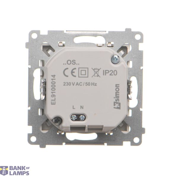 SOON ON SALE, Single switch, (module), Simon 24, IP20/IP44, 10AX, cashmere image 2