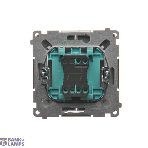 Bell Button, (module), 10AX, quick connection, Gold matt, metalic image 1