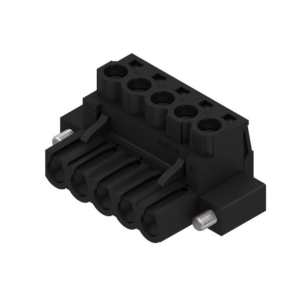 PCB plug-in connector, female plug, 5.08 mm, Number of poles: 5, 180°, Clamping yoke connection, Clamping range, max. : 4 mm², Box image 2