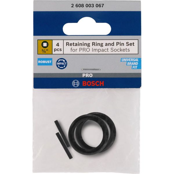 Retaining Ring & Pin for PRO 3/4" Impact Sockets image 1