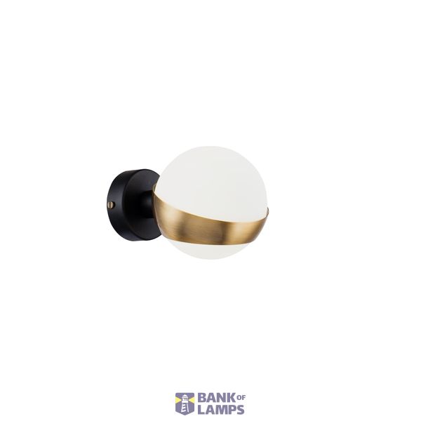 Modern Silvia Wall lamp Black image 1