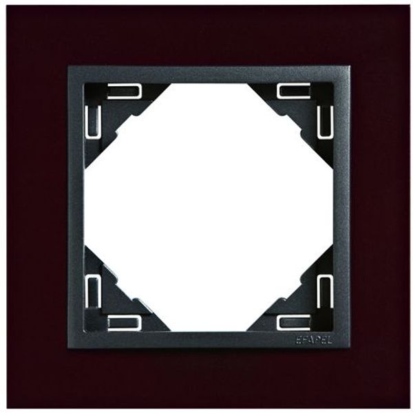 SINGLE FRAME INTENSE RED/GRAY image 1