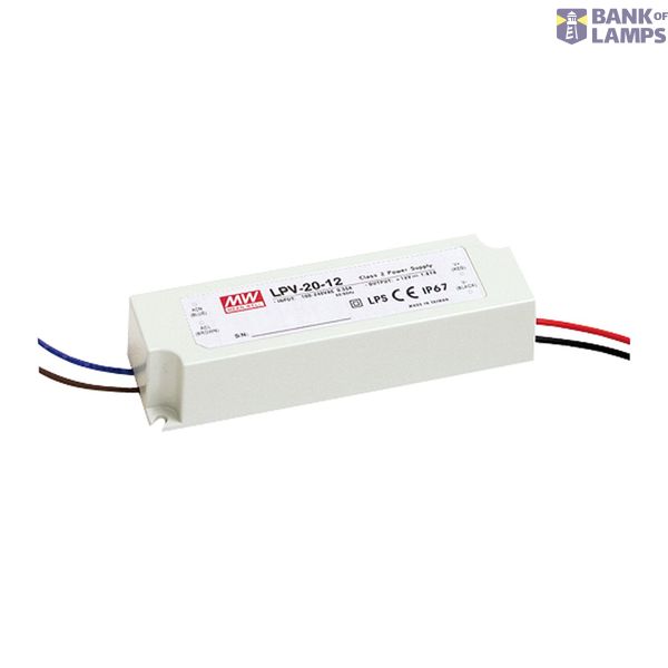 LPV-20-15 Led driver, Class2 20W, 15V, 1.33A CV, MEAN WELL image 2