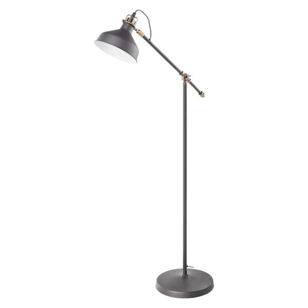 Floor lamp E27 ARTHUR 150 cm dark grey image 1