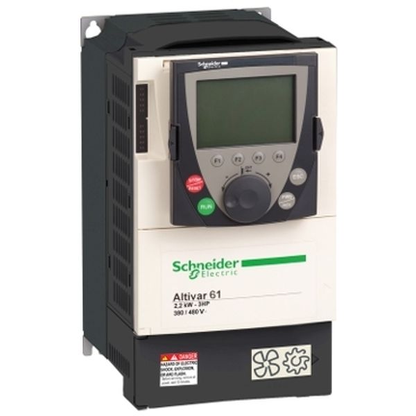 ATV61 2.2 kW 3HP 480V 3 phases EMC IP20 with graph term image 1
