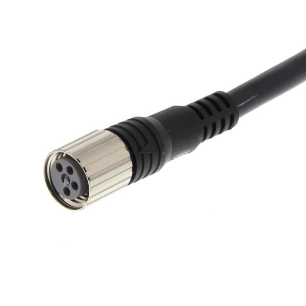 Sensor cable, M8 straight socket (female), 4-poles, PVC robot cable, I XS3F0003M image 2
