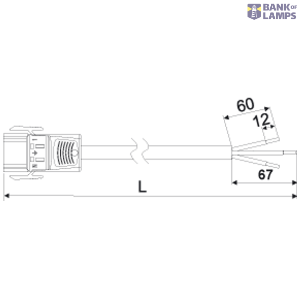 Cable set 3p plug 3x2,5mm� HF-A blk 5m image 2