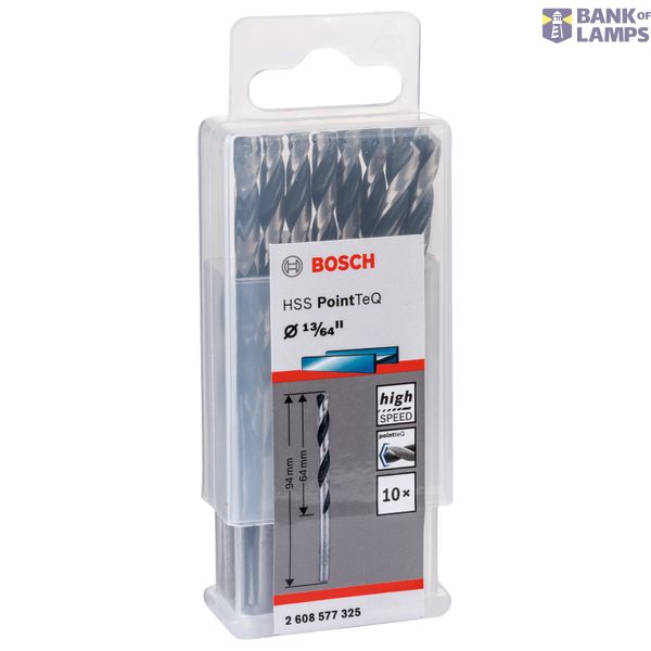 HSS Twist Drill Bit PointTeQ 13/64", 10 pcs. image 2