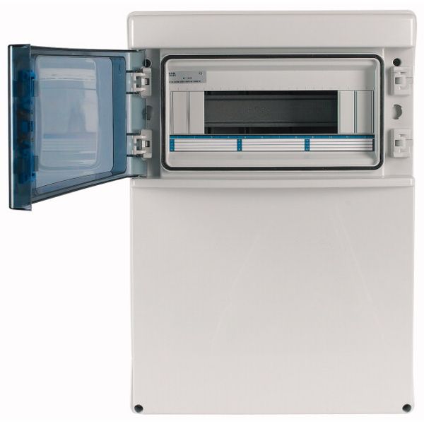 IKA-C-1/12-ST-X IKA professional distribution board, IP65 + clamps + mounting plate for built-in sockets image 2