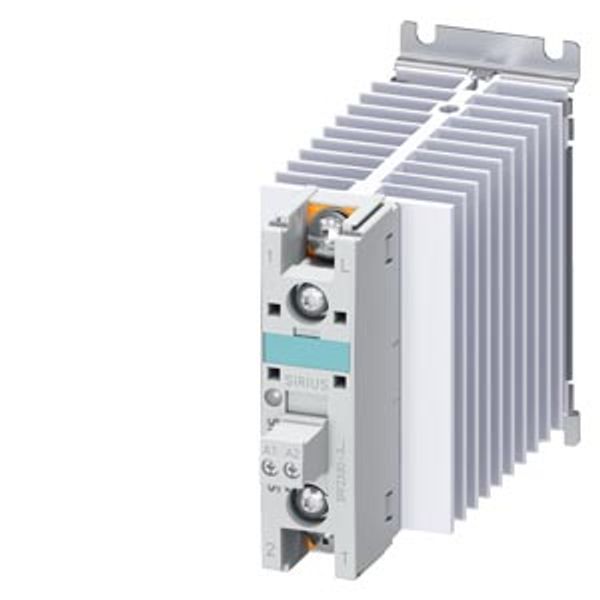 Solid-state contactor 3RF2, 1-ph. AC51 30 A 24-230 V/24 V DC image 1
