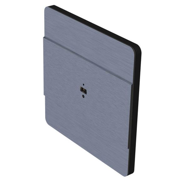 Laser motion sensor, distance DRL-60-12; Color: ALUMINUM; Mounting in a Ã¸ 60 mm box image 1