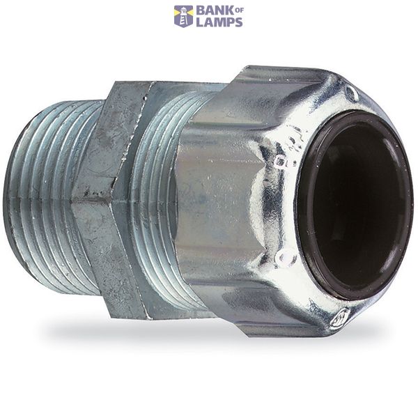 Liquidtight Strain Relief Cord Connector 3/4 Inch, Straight, Cord Rang image 1