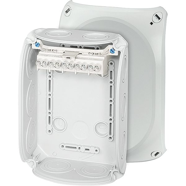 Cable box IP66, BM4, 1.5-6 mm², 5 poles, M25/32 membranes, Gray (DK 1006 G) image 3