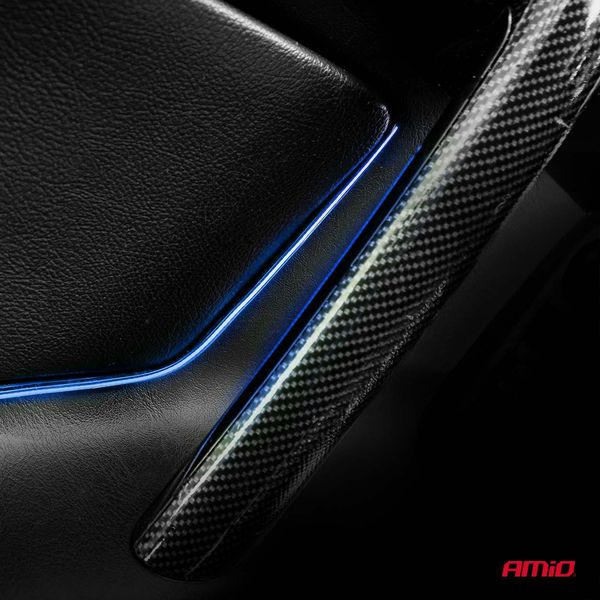 Flexible LED COB side strips blue 2x30cm 12V AMIO-04578 image 1