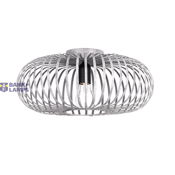 Johann ceiling lamp 40 cm E27 antique grey image 1