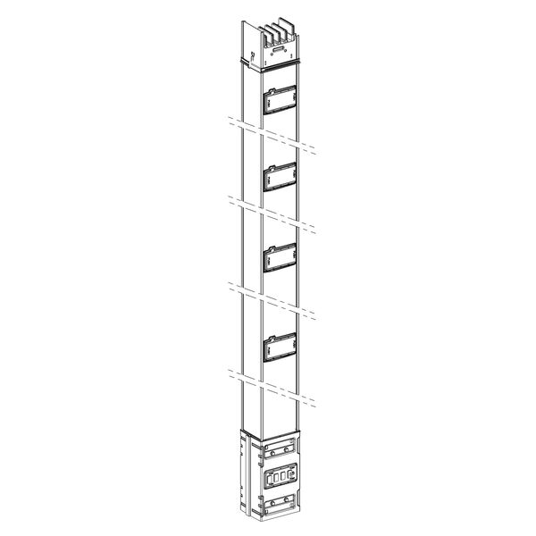 RISER DISTRIBUTION LENGTH 2.5M 4O 500A image 1