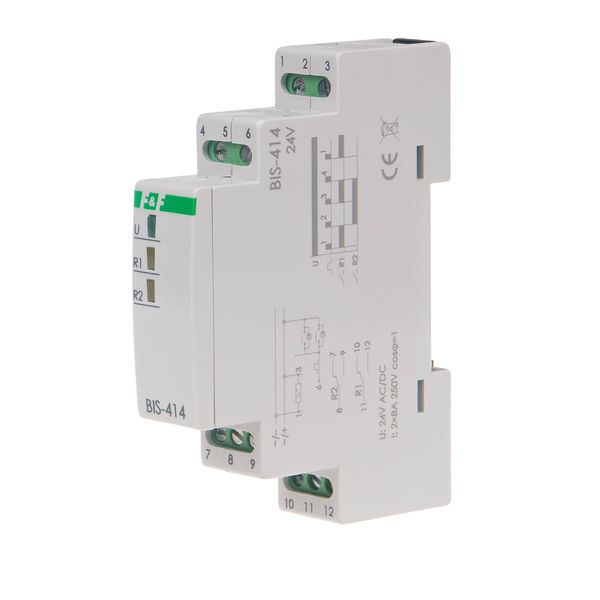 bistable relay BIS-414 24V image 1