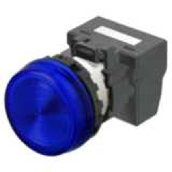 M22N Indicator, Plastic flat, Blue, Blue, 24 V, push-in terminal A2265023E image 3