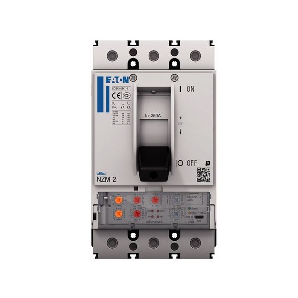 NZMN2-VX250-T NZM2 PXR20 circuit breaker, 250A, 3p, Screw terminal, earth-fault protection image 9