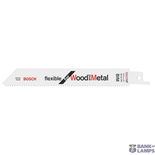Reciprocating saw blade S 922 VF Flexible for Wood and Metal 5 pcs. image 1