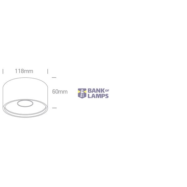 WHITE 12W CCTV IP20 230V image 2