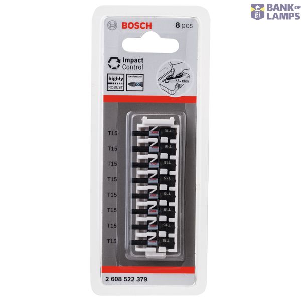 Impact Control Insert Bit Pack (8xT15) image 2