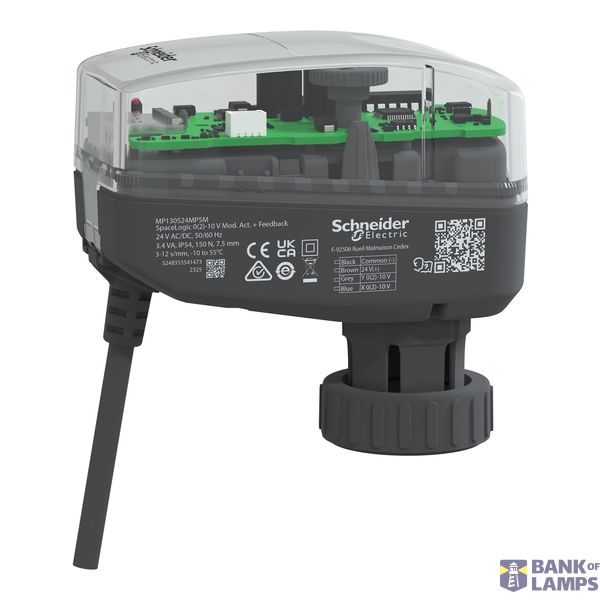 SpaceLogic MP130S PIBCV Modulating Actuator, Non-Spring Return, 24V AC image 1