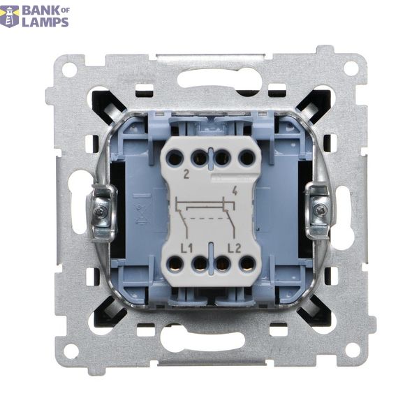 Switch with motion sensor and relay, Gold matt, metalic image 1