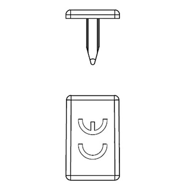 Busbar end-cap 2-pole, 16mmý image 1