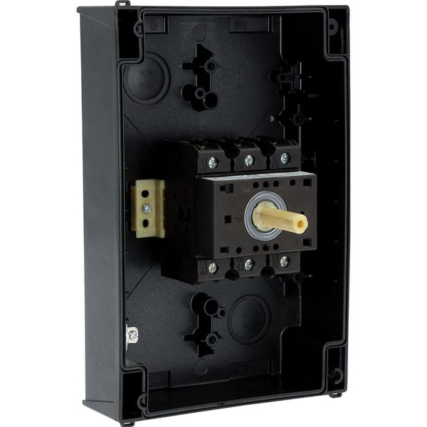 P3-63/I4/SVB-SW Main switch, P3, 63 A, surface mounting, 3 pole, STOP function, With black rotary handle and locking ring, Lockable in the 0 (Off) position image 59