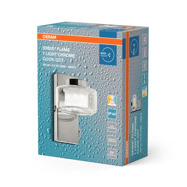 ORBIS FLAME 5.5W CLICKCCT IP44 CH OSRAM image 2