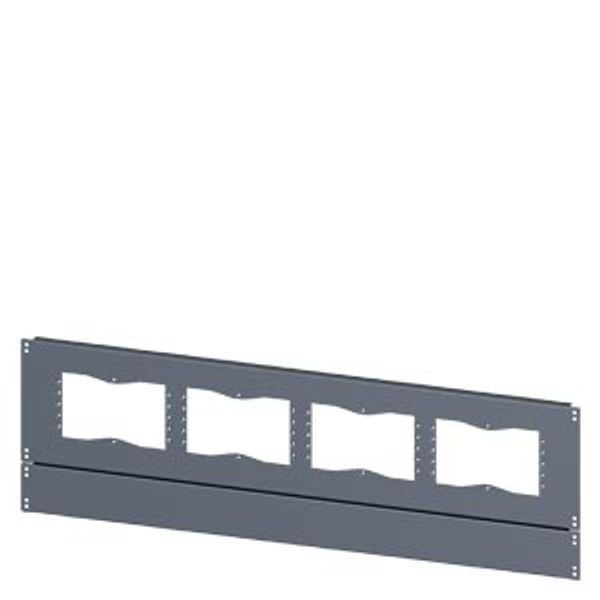 SIVACON, floor, with cut-outs for flanges, IPXX, D: 500 mm, W: 1200 mm image 2