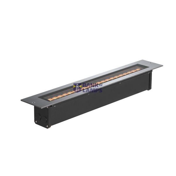 DASAR® 600, recessed floor light, 18W, 3000K, IP65/IP67, square, stainless steel image 2