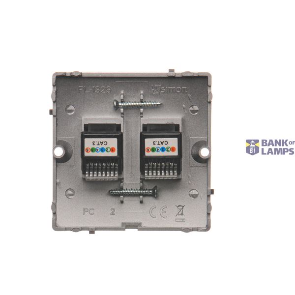 Touch panel 3 modules, Modul 1: 1 touch field, Module 2: 4 touch fields, Module 3: 2 vertical touch fields, Fixing: horizontal, Frozen lava image 1