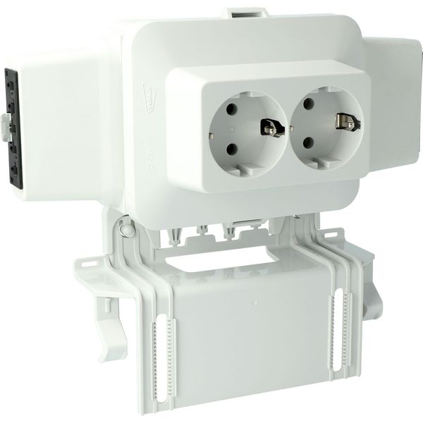 AK2-S/GZ/WAK 5p, double socket cover L1  image 1