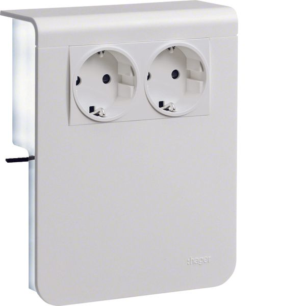 acc.box SL20115 2 x gang traffic white image 1