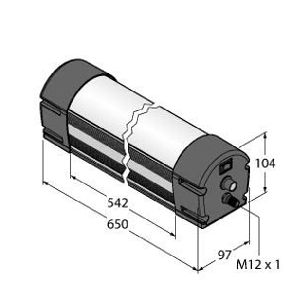 LED Linear Light In the Metal Housing   WLB92X550PBQ image 1