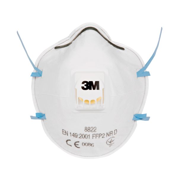 3M™ Particulate Respirator, FFP2, Valved, 8822 image 5
