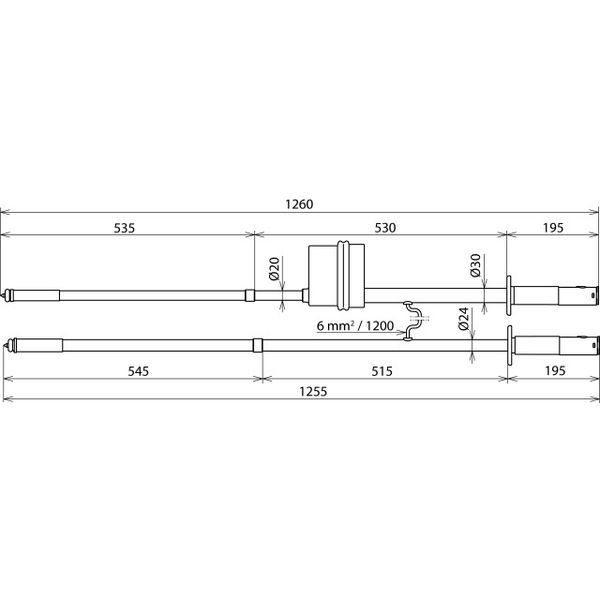 D.c. voltage detector PHE/G II with positive pole on test prod 1-24kV image 2
