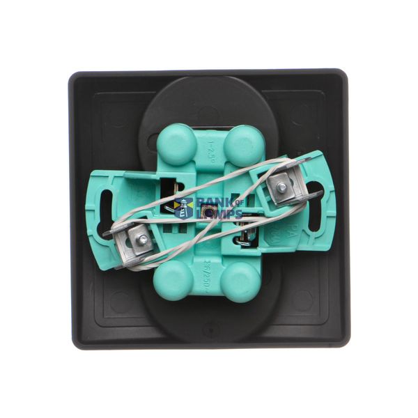 Loudspeaker socket, module, white matt image 1