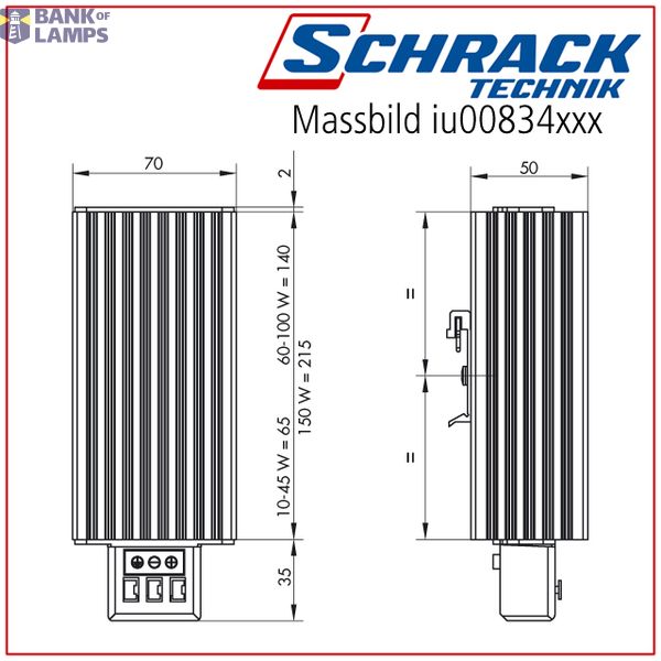 Heater 30W 12-24V AC/DC image 4