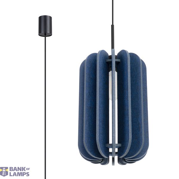 Pendant lamp MULA 27 navy image 2