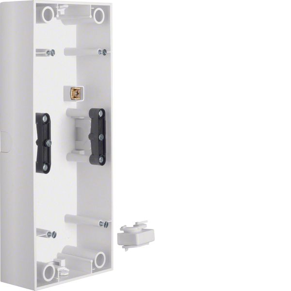 B.3 Surface Mounted Housing, Polar White 3-gang image 1