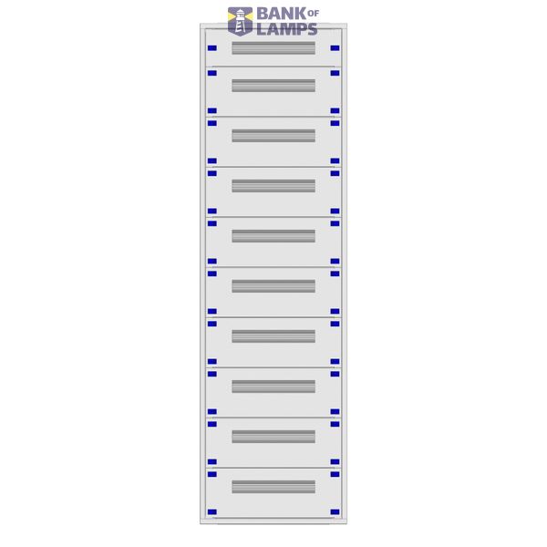 Distribution board insert KVN 60mm, 2-39K, 10-rows image 1