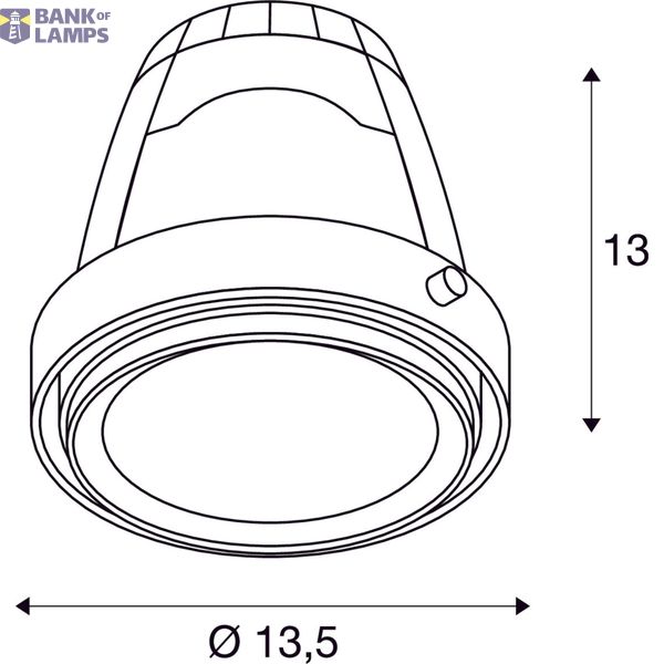 COB LED MODULE, matt white, 70ø, CRI90+, 4200K image 5