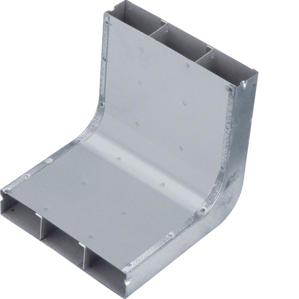 riser bend underfloor duct 190x38 3-gang image 1