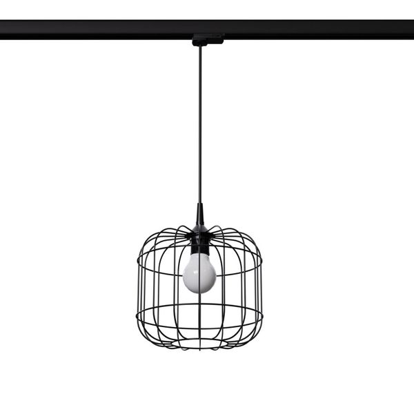 HANGING LAMP 3 PHASE CELTA BLACK E27 4000K 7.5W 690LM image 1