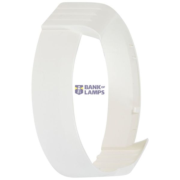 Cover plate Koro - for round bulkhead lights - clip-on - white image 2